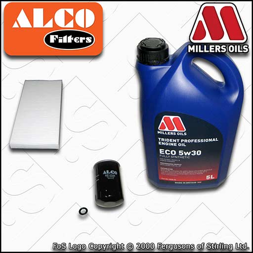 SERVICE KIT for FORD TRANSIT CONNECT 1.8 OIL CABIN FILTERS +OIL (2002-2013)