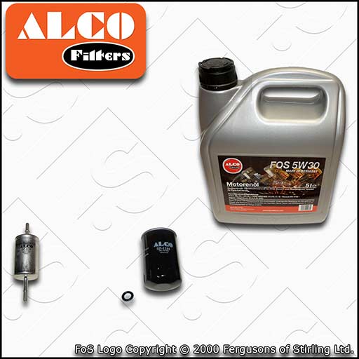 SERVICE KIT for FORD FOCUS MK1 1.6 1.8 2.0 ALCO OIL FUEL FILTER +OIL (1998-2004)