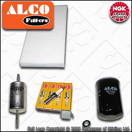 SERVICE KIT for FORD FOCUS MK1 1.6 OIL FUEL CABIN FILTERS PLUGS (1998-2004)