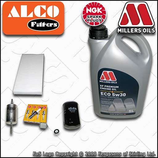 SERVICE KIT for FORD FOCUS MK1 1.6 OIL FUEL CABIN FILTERS PLUGS +OIL (1998-2004)