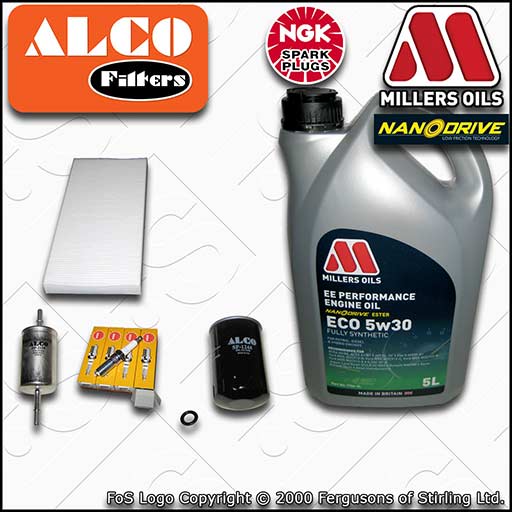 SERVICE KIT for FORD FOCUS MK1 1.6 OIL FUEL CABIN FILTERS PLUGS +OIL (1998-2004)