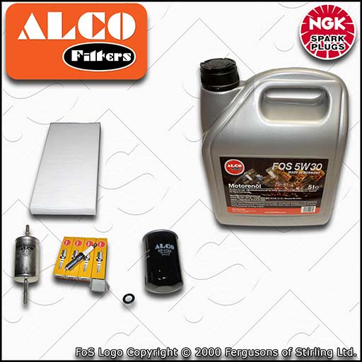 SERVICE KIT for FORD FOCUS MK1 1.6 OIL FUEL CABIN FILTERS PLUGS +OIL (1998-2004)