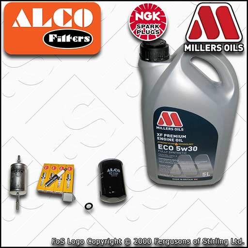 SERVICE KIT for FORD FOCUS MK1 1.6 PETROL OIL FUEL FILTER PLUGS +OIL (1998-2004)