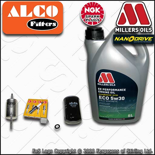 SERVICE KIT for FORD FOCUS MK1 1.6 PETROL OIL FUEL FILTER PLUGS +OIL (1998-2004)