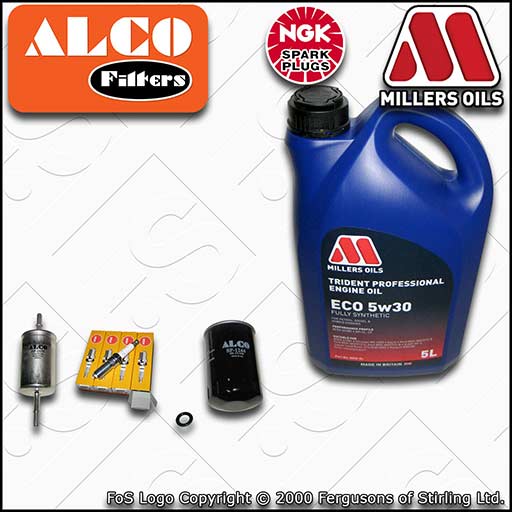 SERVICE KIT for FORD FOCUS MK1 1.6 PETROL OIL FUEL FILTER PLUGS +OIL (1998-2004)