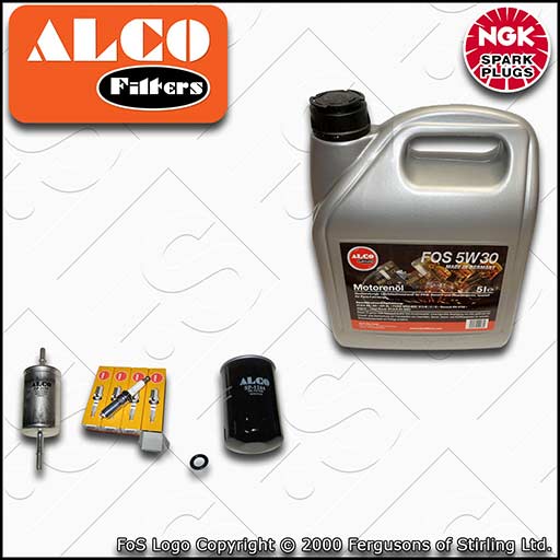 SERVICE KIT for FORD FOCUS MK1 1.6 PETROL OIL FUEL FILTER PLUGS +OIL (1998-2004)