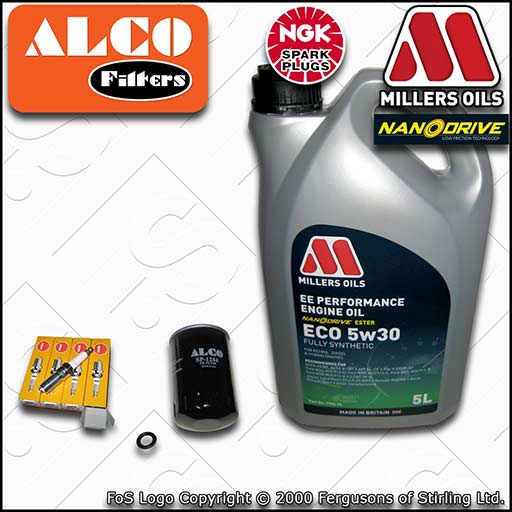 SERVICE KIT for FORD FOCUS MK1 1.6 PETROL OIL FILTER PLUGS +EE OIL (1998-2004)