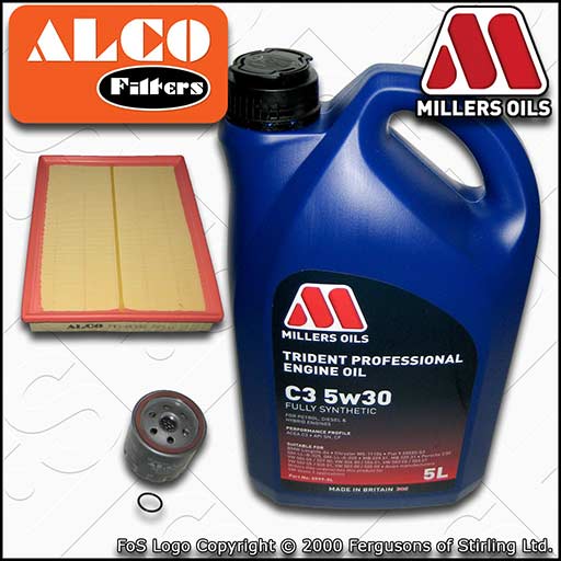 VAUXHALL/OPEL VECTRA C MK2 1.8 Z18XE OIL AIR FILTER SERVICE KIT +5w30 OIL