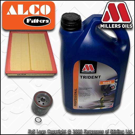 VAUXHALL/OPEL VECTRA C MK2 1.8 Z18XE OIL AIR FILTER SERVICE KIT +5w40 FS OIL