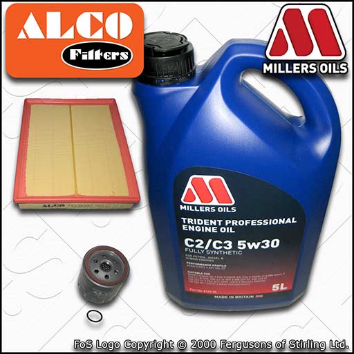 VAUXHALL/OPEL VECTRA C MK2 1.8 Z18XE OIL AIR FILTER SERVICE KIT +5w30 OIL