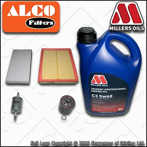 VAUXHALL/OPEL VECTRA C MK2 1.8 Z18XE OIL AIR FUEL CABIN FILTER SERVICE KIT +OIL