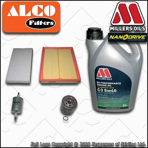 VAUXHALL/OPEL VECTRA C MK2 1.8 Z18XE OIL AIR FUEL CABIN FILTER SERVICE KIT +OIL