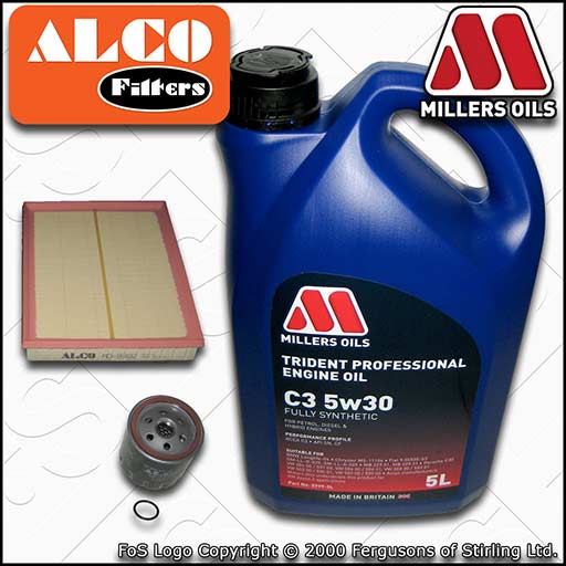 VAUXHALL/OPEL ASTRA H MK5 1.6 Z16XEP OIL AIR FILTER SERVICE KIT +OIL (2004-2010)