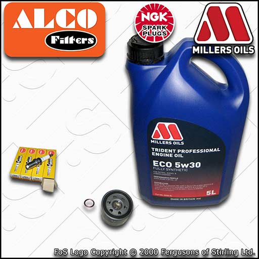 SERVICE KIT for RENAULT CLIO MK2 1.2 8V OIL FILTER PLUGS +ECO OIL (2003-2010)