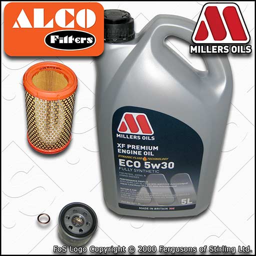SERVICE KIT for RENAULT CLIO MK2 1.2 8V OIL AIR FILTERS +XF 5w30 OIL (2003-2010)