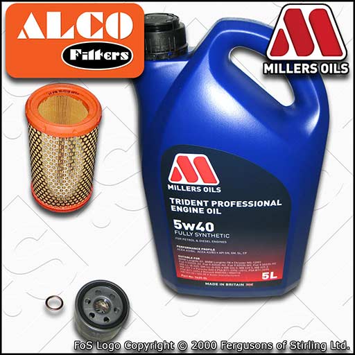 SERVICE KIT for RENAULT CLIO MK2 1.2 8V OIL AIR FILTERS +5w40 OIL (2003-2010)
