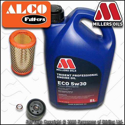 SERVICE KIT for RENAULT CLIO MK2 1.2 8V OIL AIR FILTER +ECO 5w30 OIL (2003-2010)