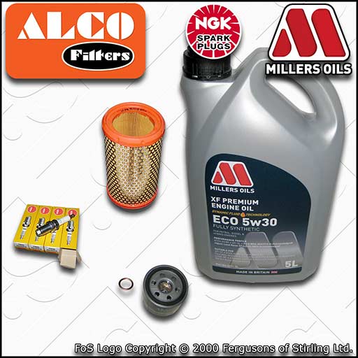 SERVICE KIT for RENAULT CLIO MK2 1.2 8V OIL AIR FILTERS PLUGS +OIL (2003-2010)