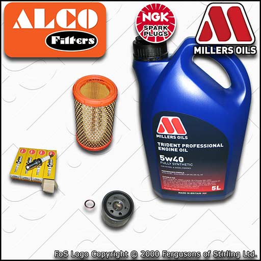 SERVICE KIT for RENAULT CLIO MK2 1.2 8V OIL AIR FILTERS PLUGS +OIL (2003-2010)