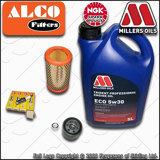 SERVICE KIT for RENAULT CLIO MK2 1.2 8V OIL AIR FILTERS PLUGS +OIL (2003-2010)