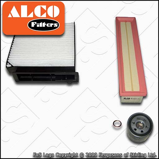 SERVICE KIT for RENAULT CLIO MK3 1.2 16V ALCO OIL AIR CABIN FILTERS (2005-2012)