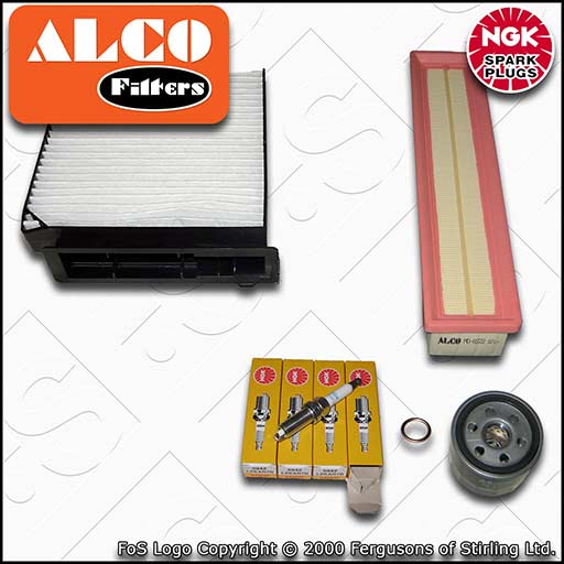 SERVICE KIT for RENAULT CLIO MK3 1.2 16V OIL AIR CABIN FILTERS PLUGS (2005-2006)