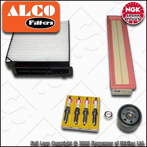 SERVICE KIT for RENAULT CLIO MK3 1.2 16V OIL AIR CABIN FILTERS PLUGS (2007-2012)