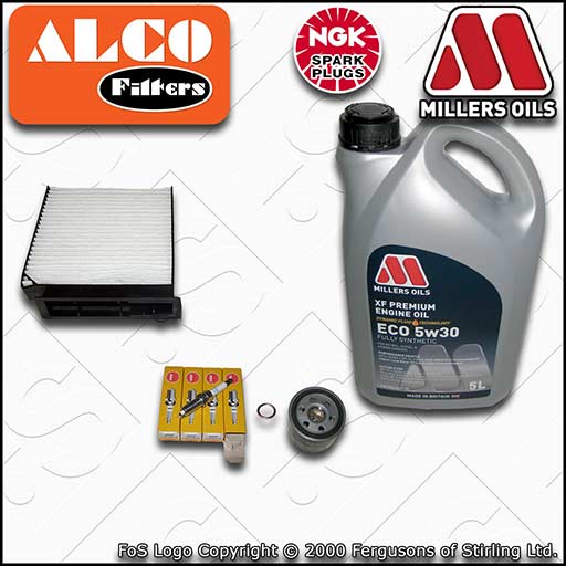 SERVICE KIT for RENAULT CLIO MK3 1.2 16V OIL CABIN FILTER PLUGS +OIL (2005-2006)