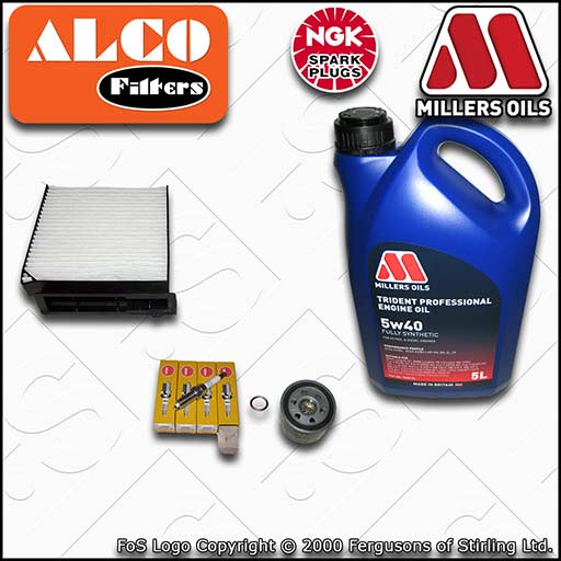 SERVICE KIT for RENAULT CLIO MK3 1.2 16V OIL CABIN FILTER PLUGS +OIL (2005-2006)