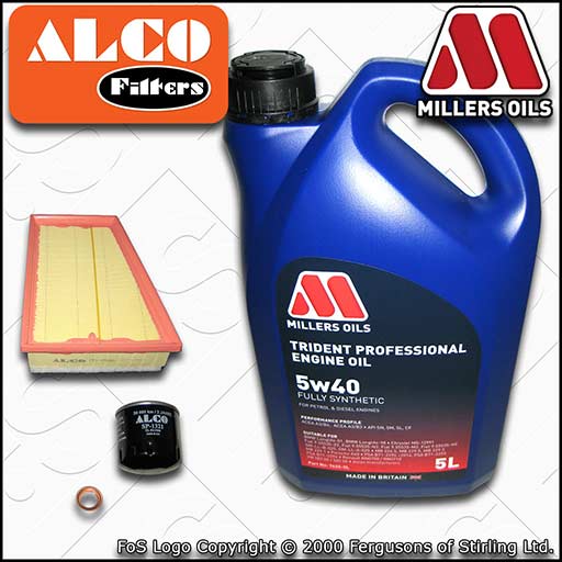 SERVICE KIT for RENAULT SCENIC III 1.4 TCE OIL AIR FILTERS +FS OIL (2009-2016)