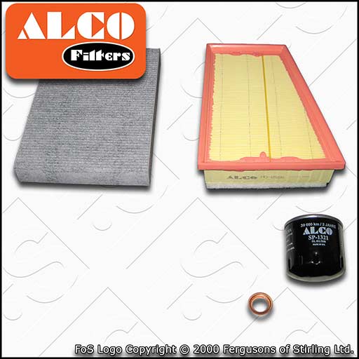 SERVICE KIT for RENAULT SCENIC III 1.4 TCE ALCO OIL AIR CABIN FILTER (2009-2016)