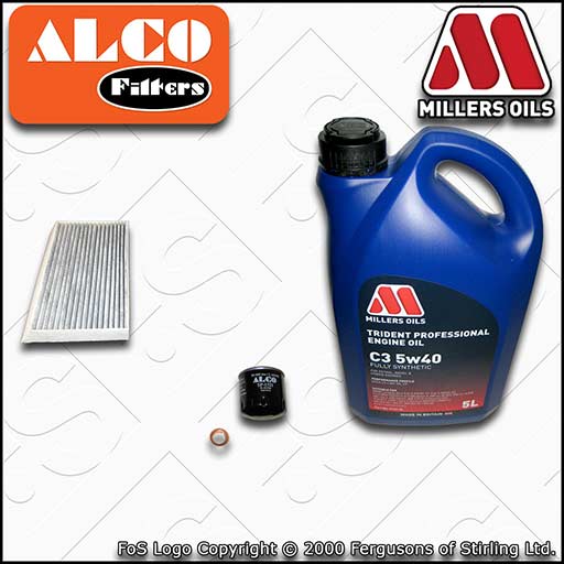 SERVICE KIT for RENAULT MEGANE III 1.4 TCE OIL CABIN FILTERS +FS OIL (2009-2016)