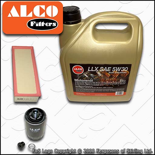 SERVICE KIT AUDI Q5 2.0 TFSI CA CD CH CP OIL AIR FILTER +C3 5w30 OIL (2008-2017)