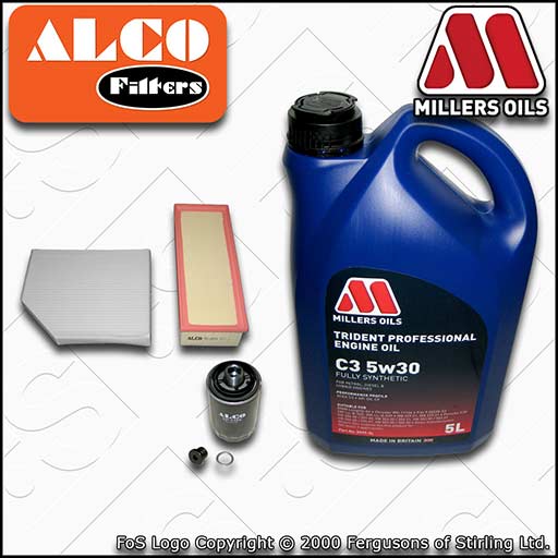 SERVICE KIT for AUDI A4 B8 1.8 2.0 TFSI OIL AIR CABIN FILTERS +OIL (2007-2016)