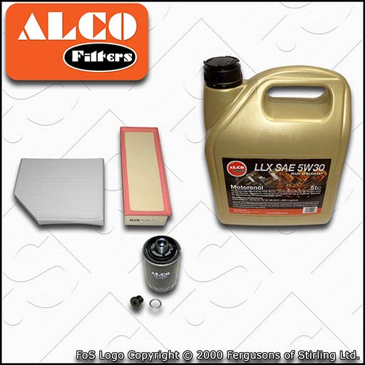 SERVICE KIT AUDI Q5 2.0 TFSI CA CD CH CP OIL AIR CABIN FILTERS +OIL (2008-2017)