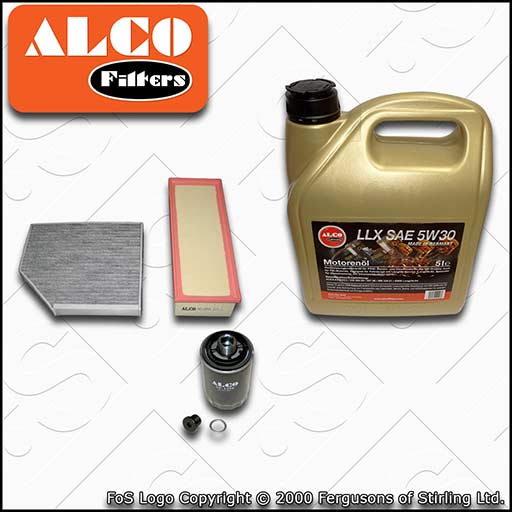 SERVICE KIT AUDI Q5 2.0 TFSI CA CD CH CP OIL AIR CABIN FILTERS +OIL (2008-2017)