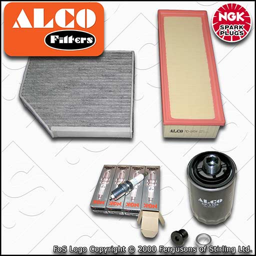 SERVICE KIT for AUDI A5 8T 1.8 2.0 TFSI OIL AIR CABIN FILTERS PLUGS (2007-2017)