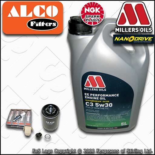 SERVICE KIT for AUDI A5 8T 1.8 2.0 TFSI OIL FILTER PLUGS +EE 5w30 OIL 2007-2017