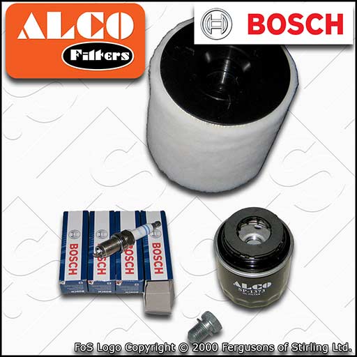 SERVICE KIT for SKODA ROOMSTER 5J 1.2 TSI OIL AIR FILTERS PLUGS (2010-2015)