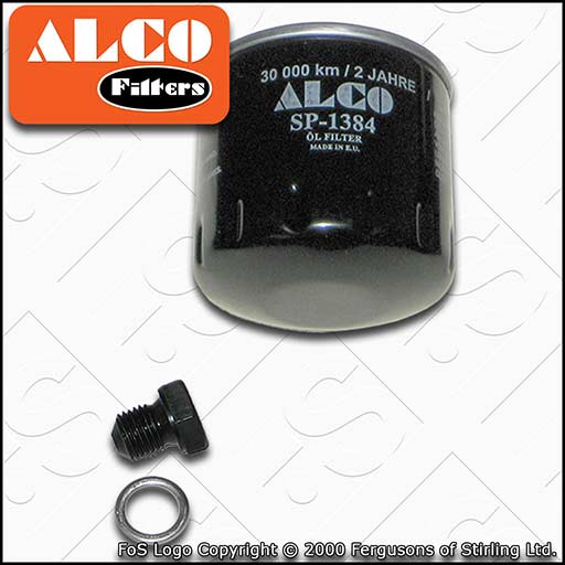 SERVICE KIT for VW UP! 1.0 ALCO OIL FILTER SUMP PLUG (2011-2020)