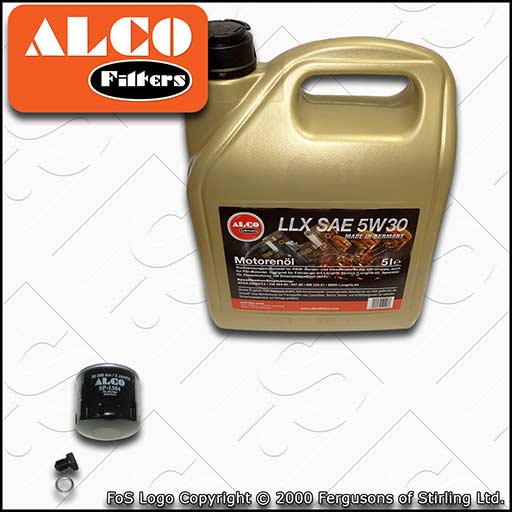 SERVICE KIT for VW POLO 6C 6R 1.4 TSI ALCO OIL FILTER +C3 5w30 OIL (2012-2017)