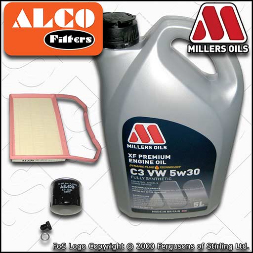 SERVICE KIT for SEAT IBIZA 6J 1.0 OIL AIR FILTERS with XF C3 OIL (2015-2017)