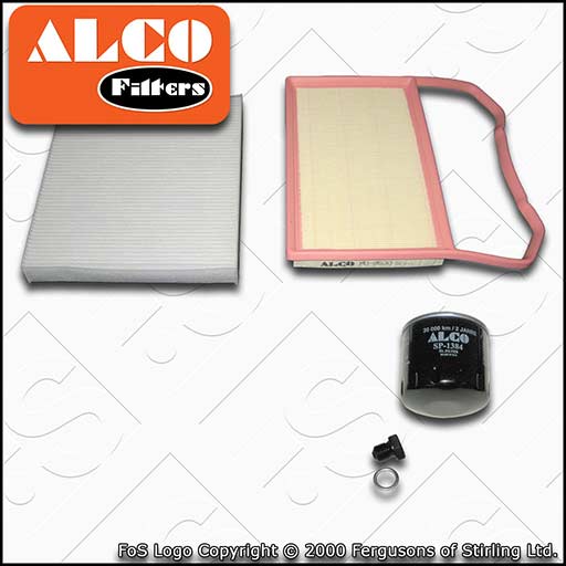 SERVICE KIT for SEAT IBIZA 6J 1.0 ALCO OIL AIR CABIN FILTERS (2015-2017)