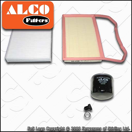 SERVICE KIT for SEAT MII 1.0 ALCO OIL AIR CABIN FILTERS (2011-2019)