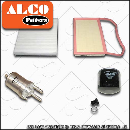 SERVICE KIT for VW POLO MK5 6C 6R 1.0 ALCO OIL AIR FUEL CABIN FILTER (2014-2017)