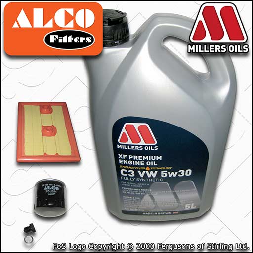 SERVICE KIT for SEAT ATECA 1.4 TSI CZEA OIL AIR FILTERS +XF 5w30 OIL (2016-2020)
