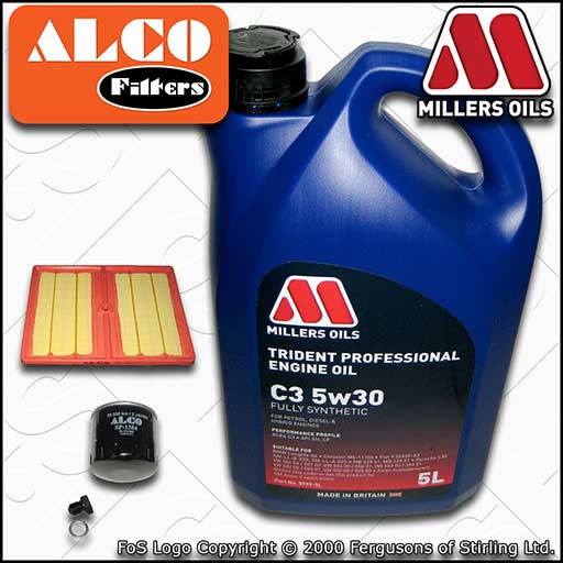SERVICE KIT for AUDI A3 8V 1.0 TFSI OIL AIR FILTERS wth C3 OIL (2015-2018)