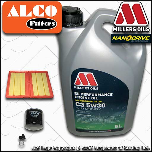 SERVICE KIT for SEAT ARONA 1.0 TSI OIL AIR FILTERS +EE C3 5w30 OIL (2016-2020)