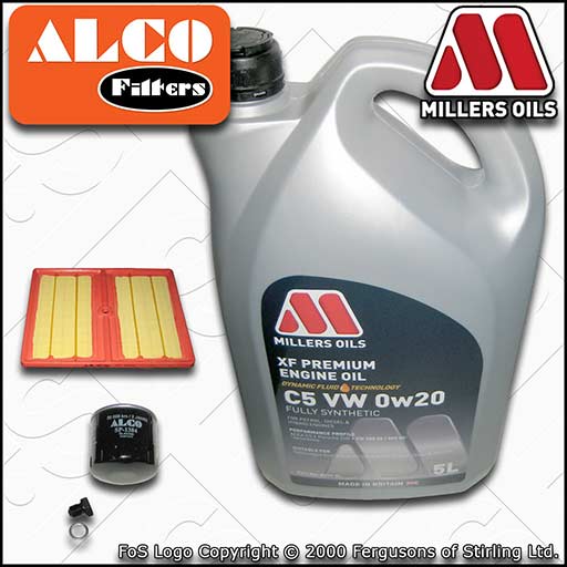 SERVICE KIT for SEAT ARONA 1.0 TSI OIL AIR FILTERS +C5 0w20 OIL (2020-2024)