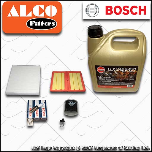 SERVICE KIT for AUDI A1 8X 1.0 TFSI OIL AIR CABIN FILTERS PLUGS +OIL (2015-2018)